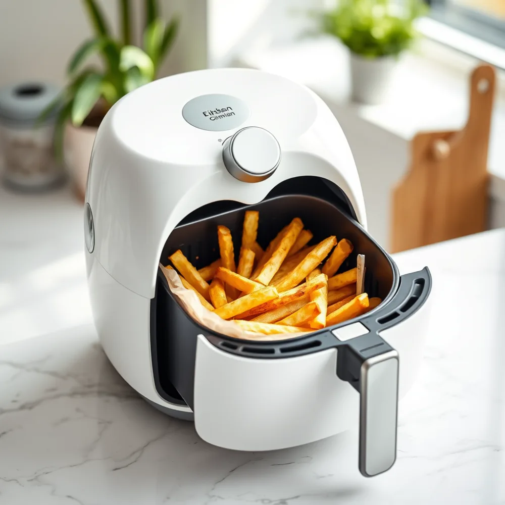 Airfryer in einer Küche (KI-generiertes Symbolbild)